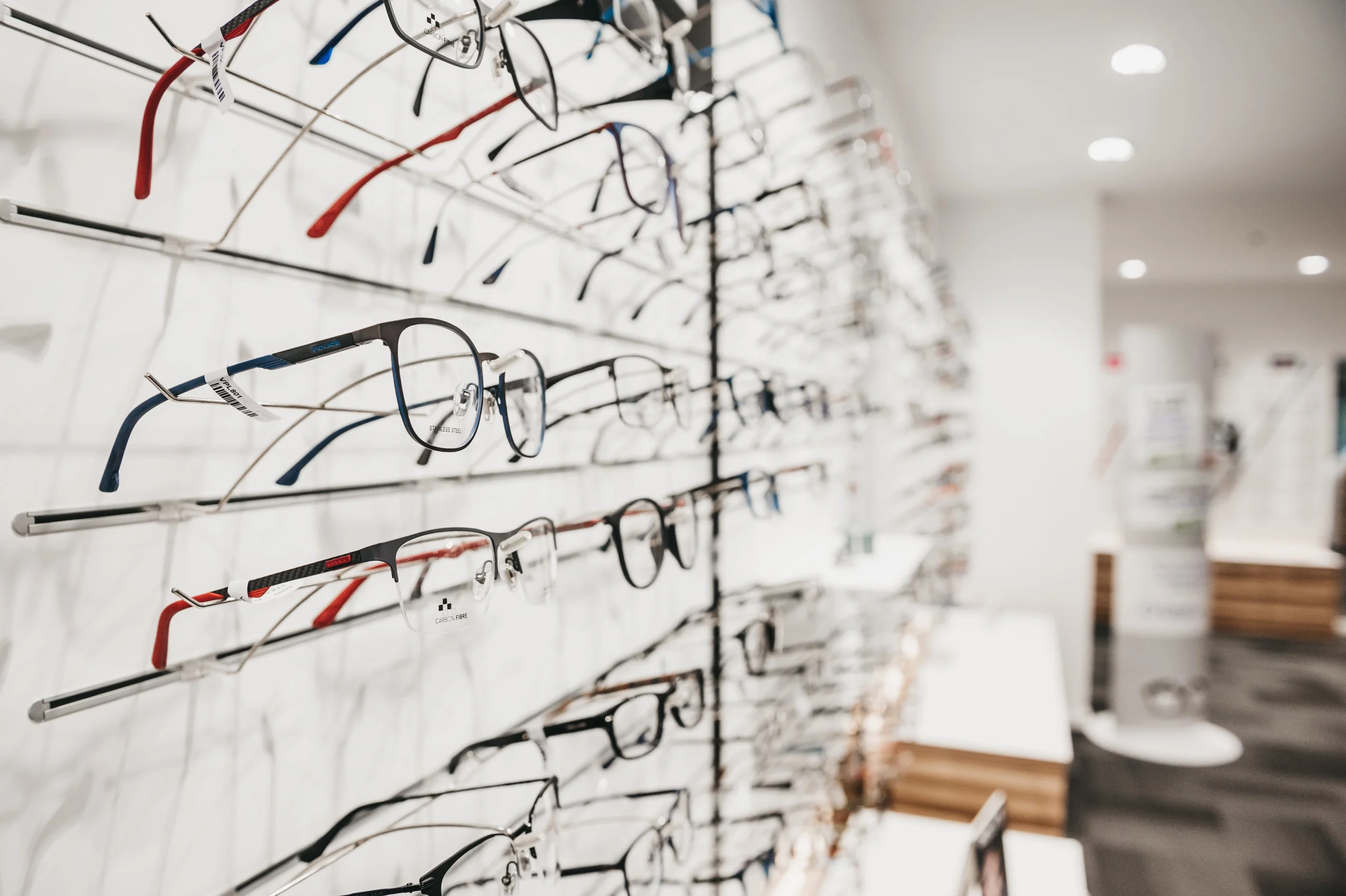 Présentoir de lunettes de vue